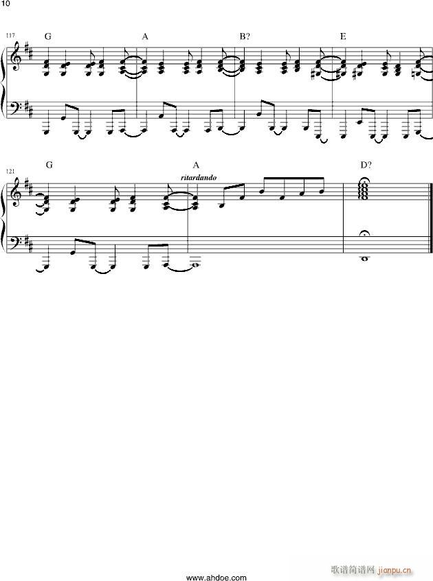 Ikemen Boogie(钢琴谱)10