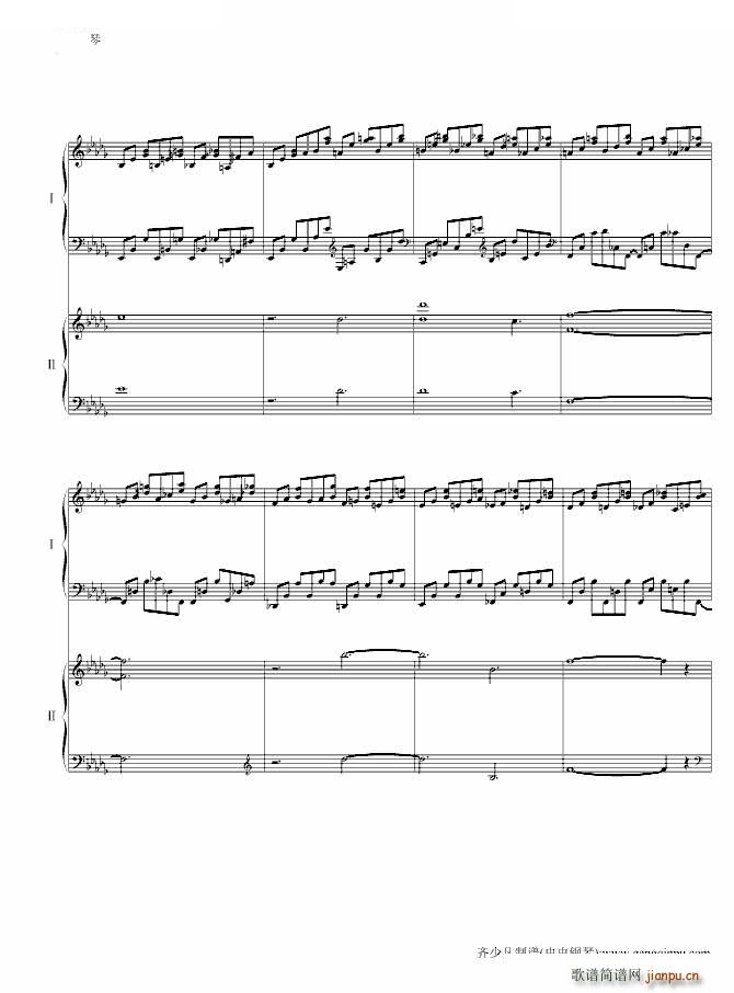 帕格尼尼主题狂想曲 11 18变奏(钢琴谱)23