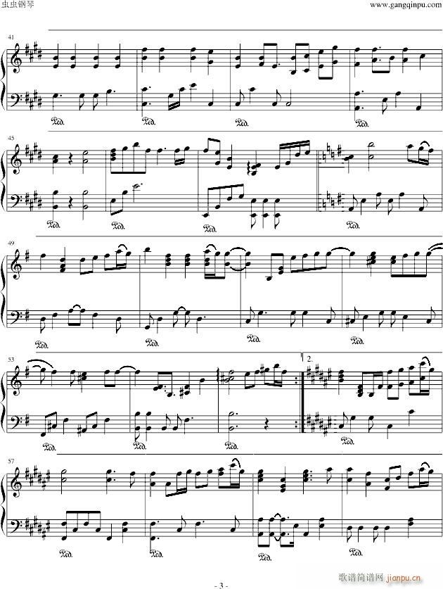 风之花 银莲花 善德女王 OST(钢琴谱)3