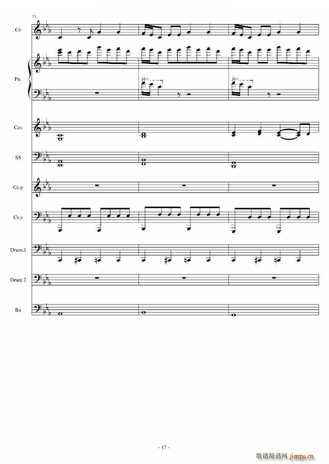 Rolling in the deep 钢琴 大提琴(钢琴谱)17