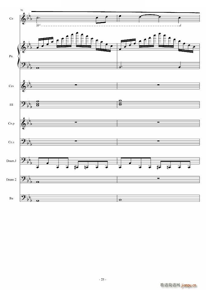 Rolling in the deep 钢琴 大提琴(钢琴谱)25