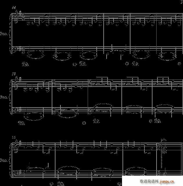 铭刻时间的歌(钢琴谱)3