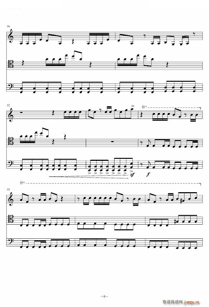 smooth criminal 大提琴版(钢琴谱)6