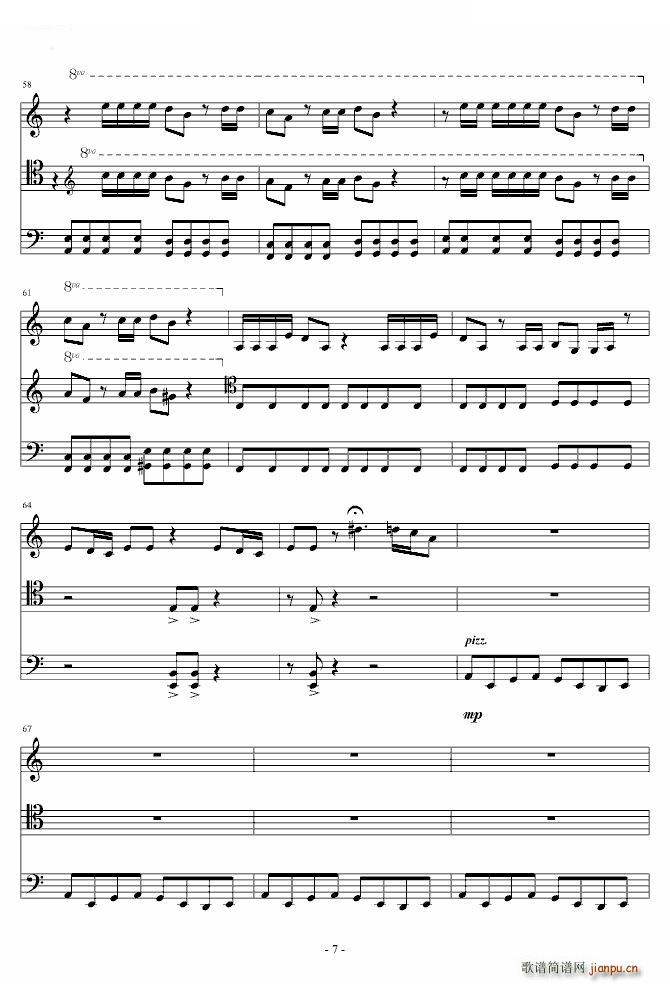 smooth criminal 大提琴版(钢琴谱)7