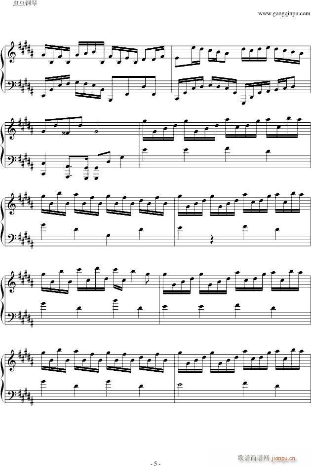 Flower Dance(钢琴谱)5