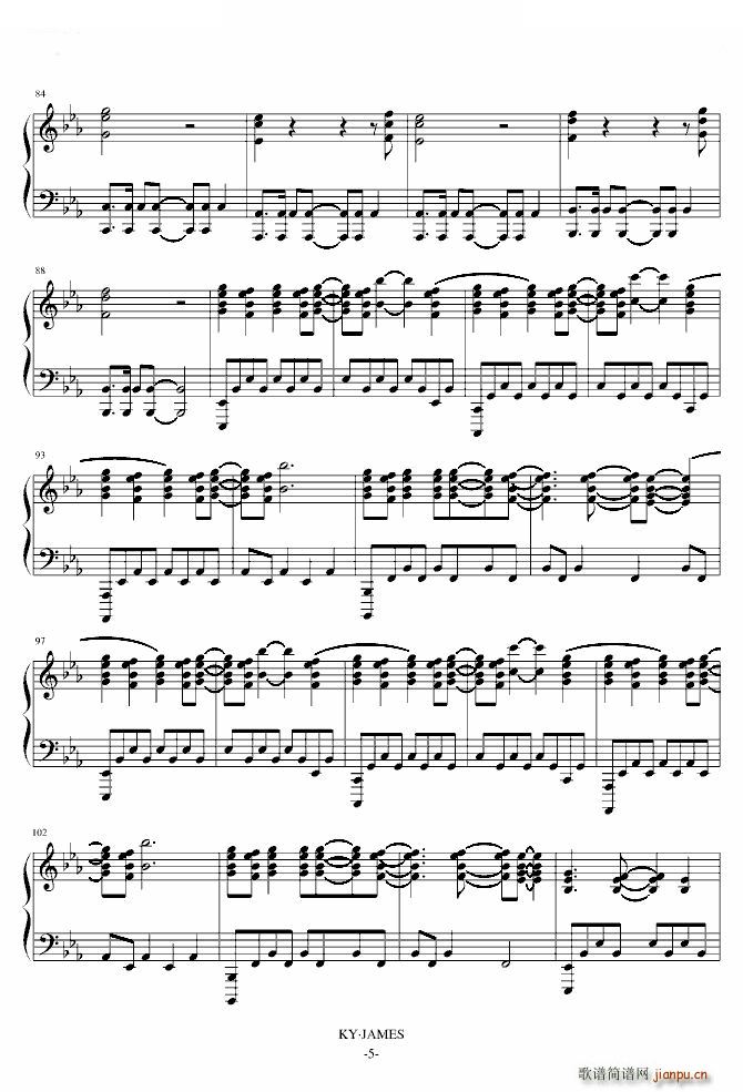 Baby Justin Bieber(钢琴谱)5