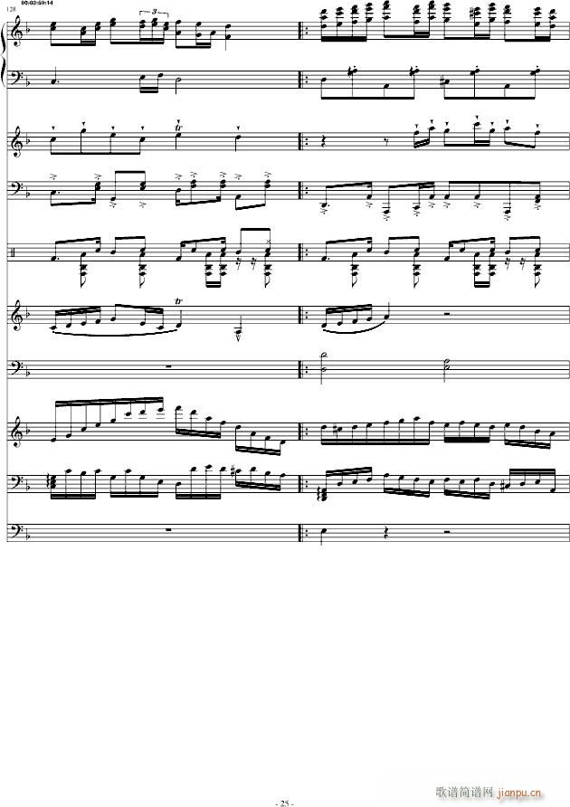 E大调协奏曲 梦绘(钢琴谱)25