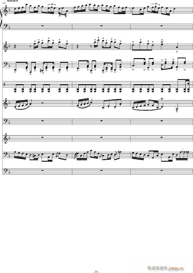 E大调协奏曲 梦绘(钢琴谱)23