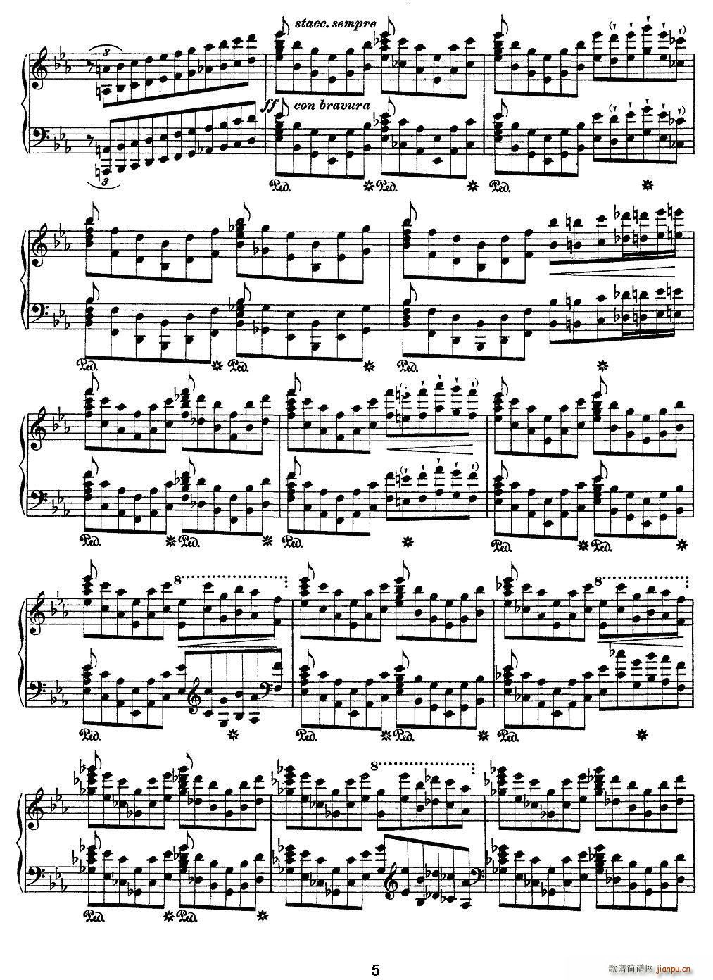 12首超级技巧练习曲 Eroica 英雄(钢琴谱)5