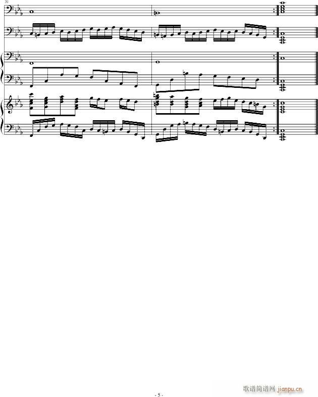 天命(钢琴谱)5