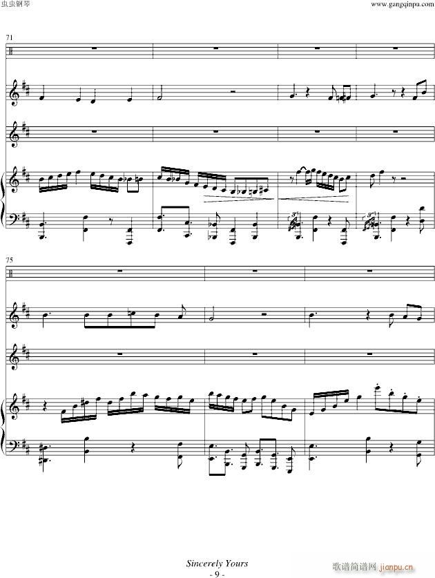 变奏曲(钢琴谱)9