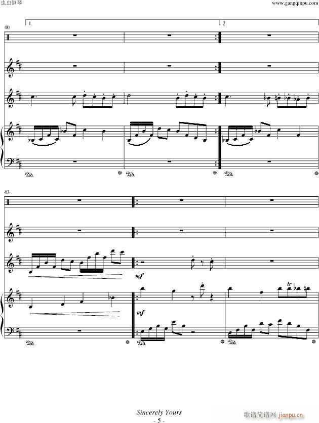 变奏曲(钢琴谱)5