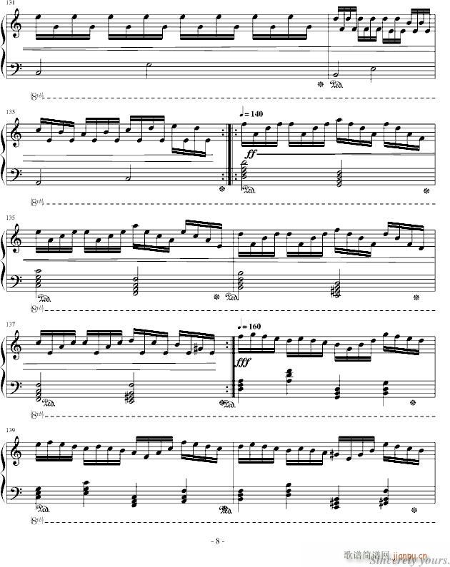 Confession(钢琴谱)8