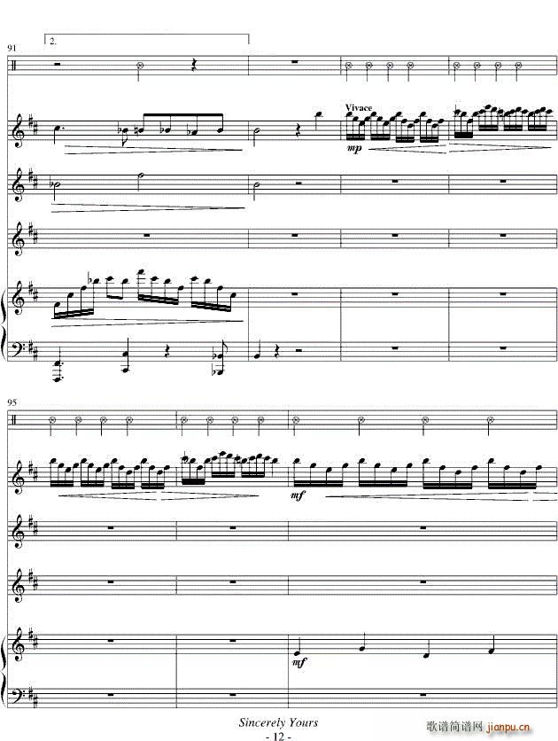 黑猫的探戈 变奏曲 钢琴(钢琴谱)12