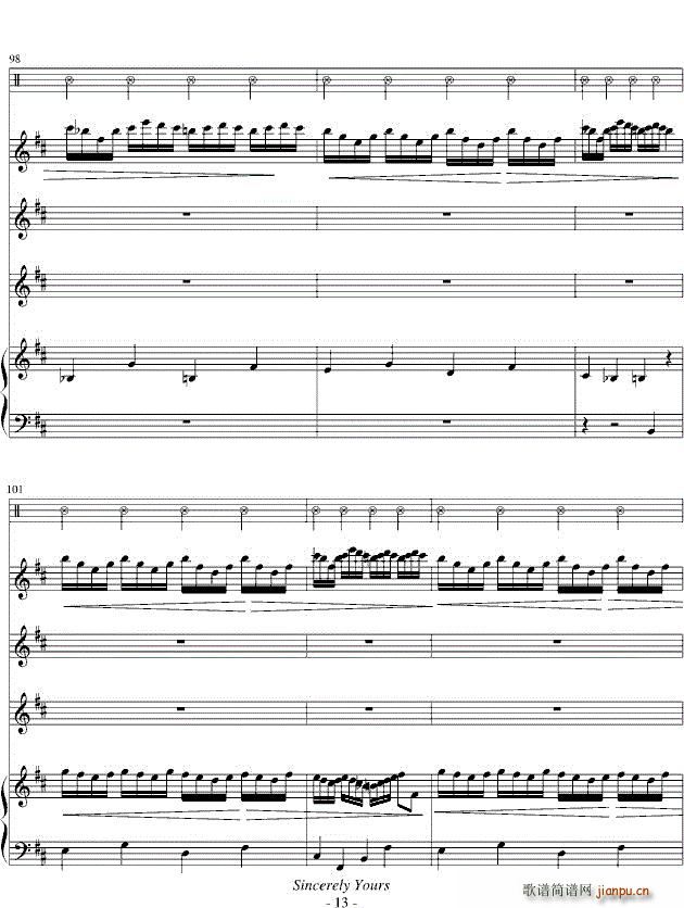 黑猫的探戈 变奏曲 钢琴(钢琴谱)13