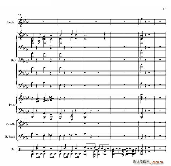 红河谷 爵士版(钢琴谱)17