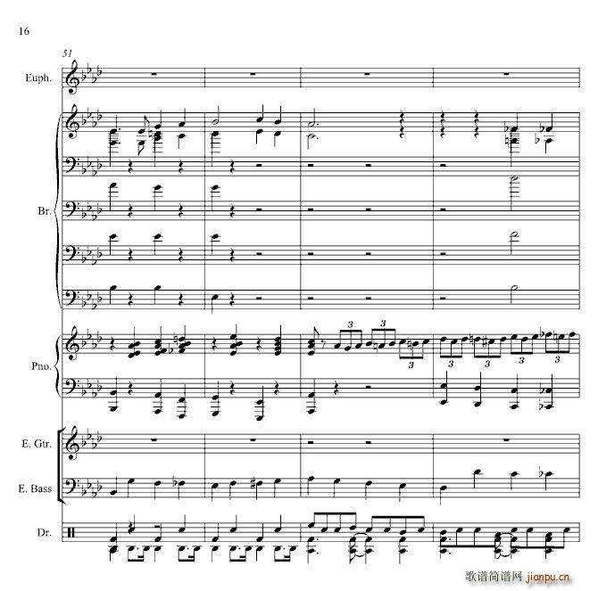 红河谷 爵士版(钢琴谱)16