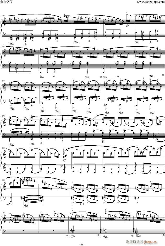 C大调第一钢琴奏鸣曲 Op 24 第四乐章 无穷动(钢琴谱)9