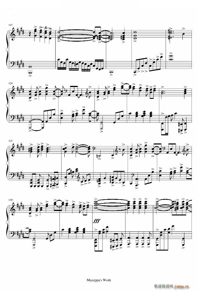 God Knows 华丽音效最终版(钢琴谱)10