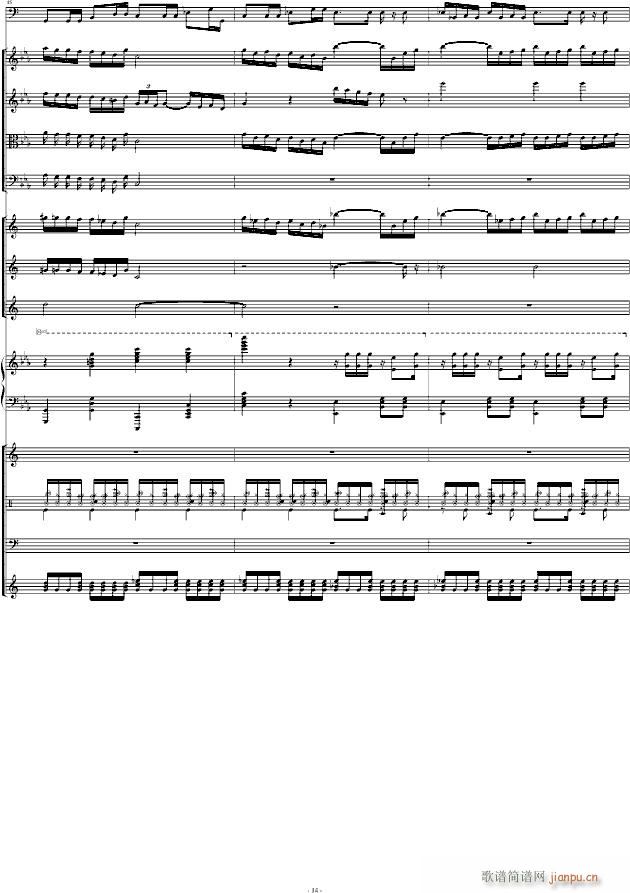 Victory 马克西姆Remix(钢琴谱)14