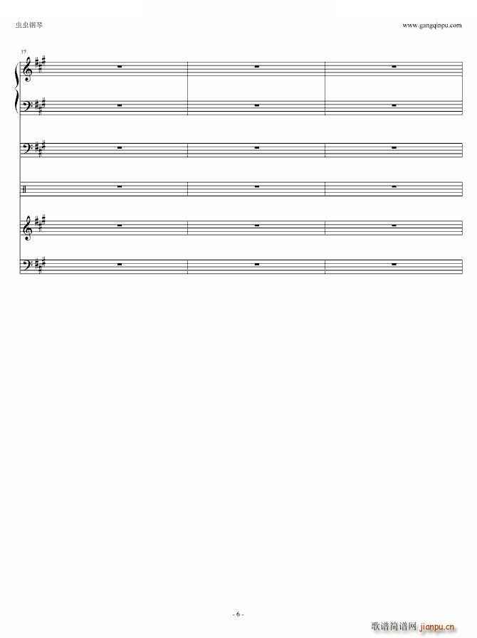 拾忆 经典(钢琴谱)6