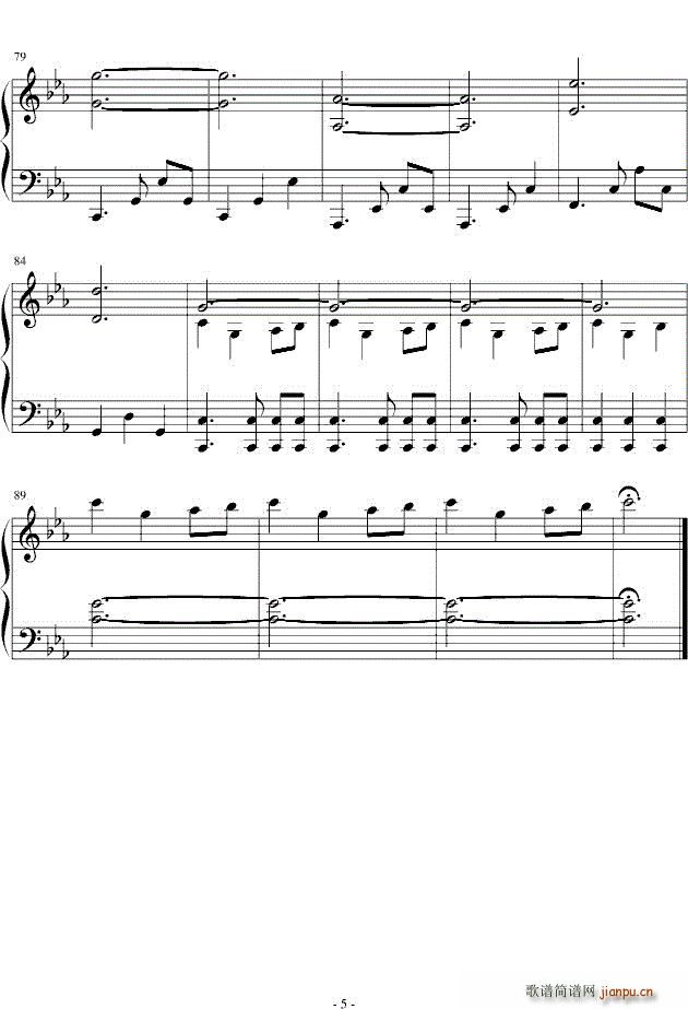 Game of Thrones 选自美剧 权力的游戏(钢琴谱)5