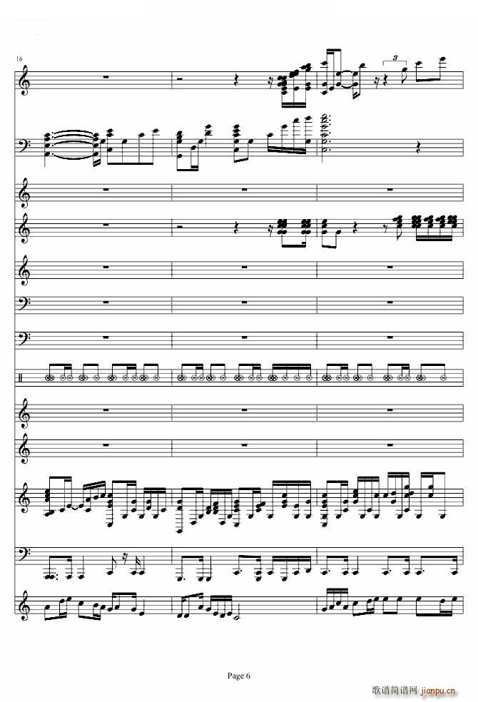 走进新时代 完美和唱(钢琴谱)6