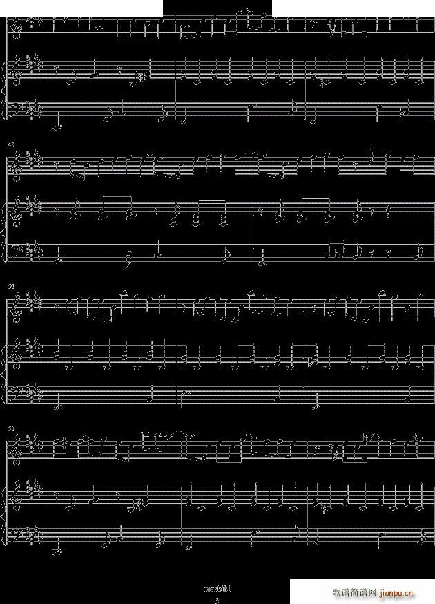 我怀念的 钢琴伴奏谱(钢琴谱)5