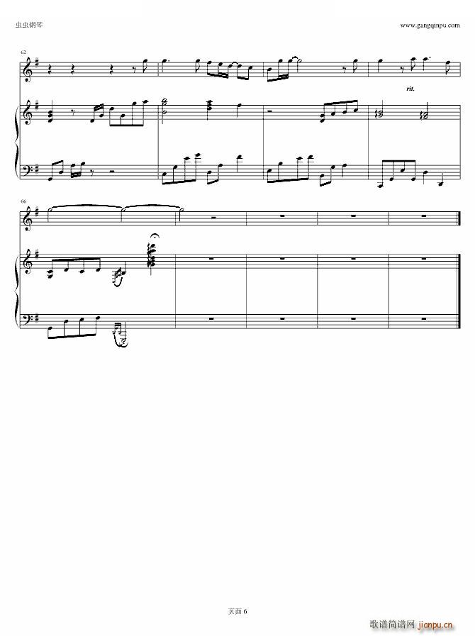 Heaven 完整弹唱版(钢琴谱)6