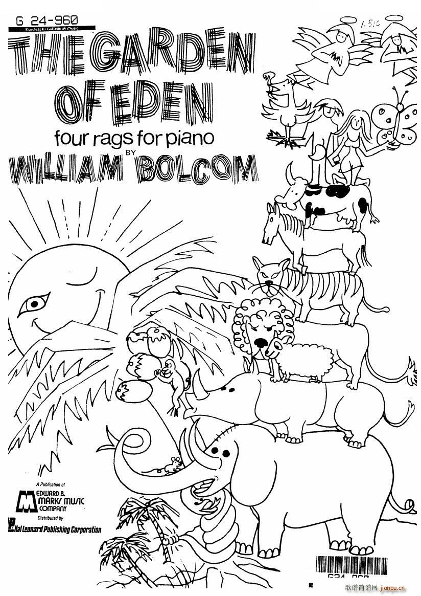 Garden of Eden 4 Rags for Piano(钢琴谱)1