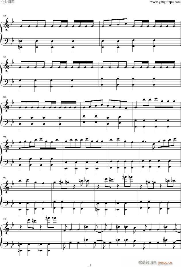 vocaloid 威风堂堂(钢琴谱)6