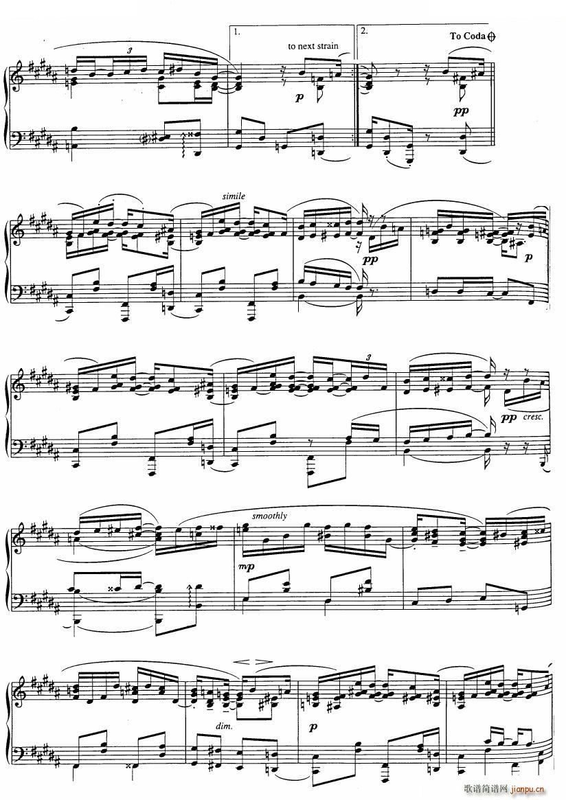 551 classical sheet music piano rags 一(钢琴谱)16