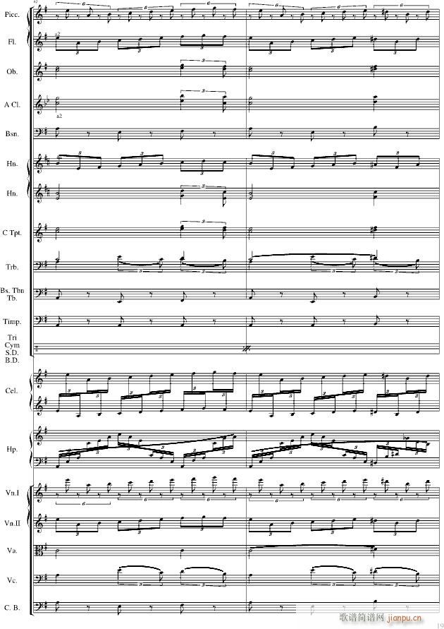 交响版卡农 翱翔在库克山间(钢琴谱)19