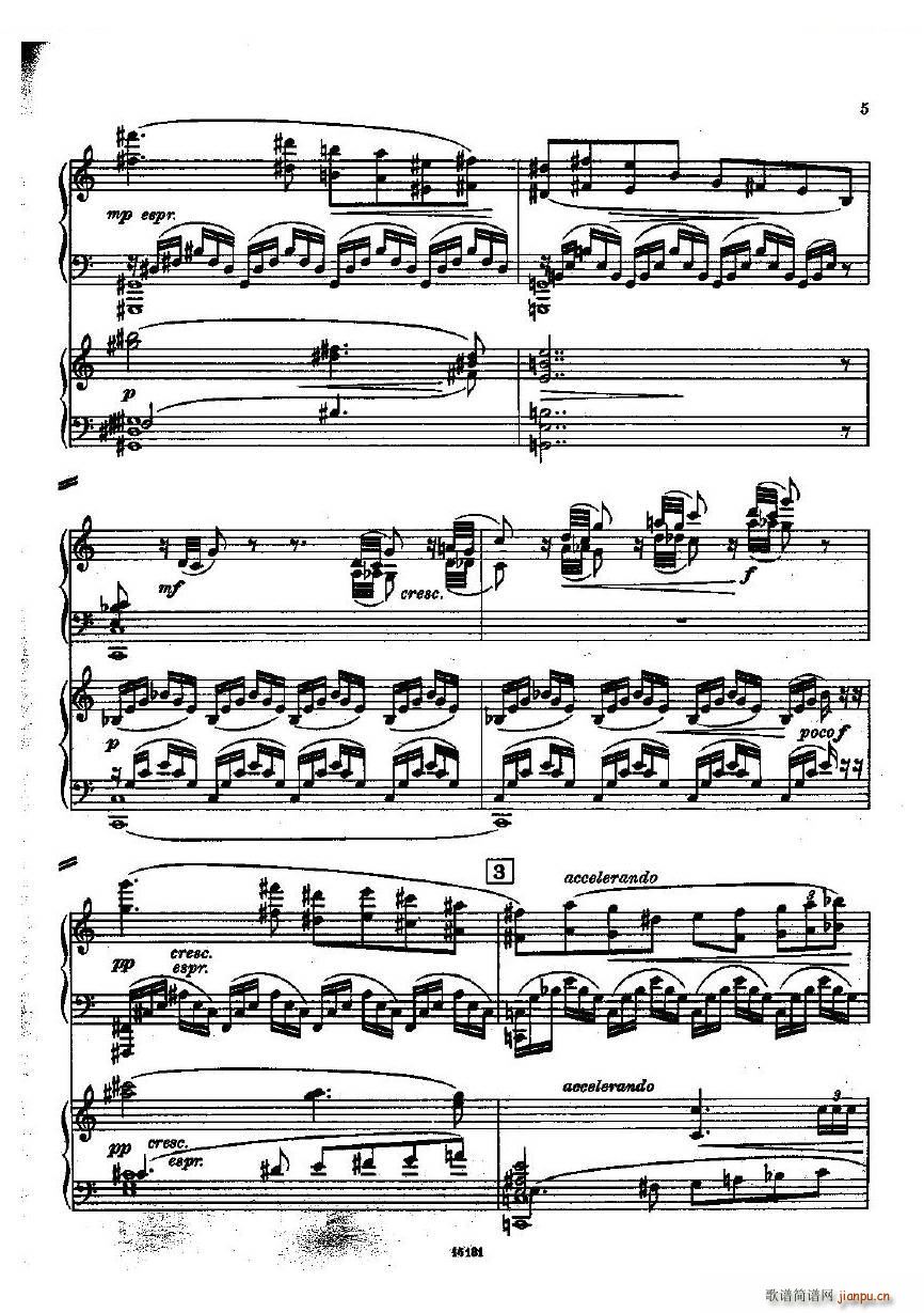 Dohnanyi Variations Nursery Rhyme Op25 一(钢琴谱)5