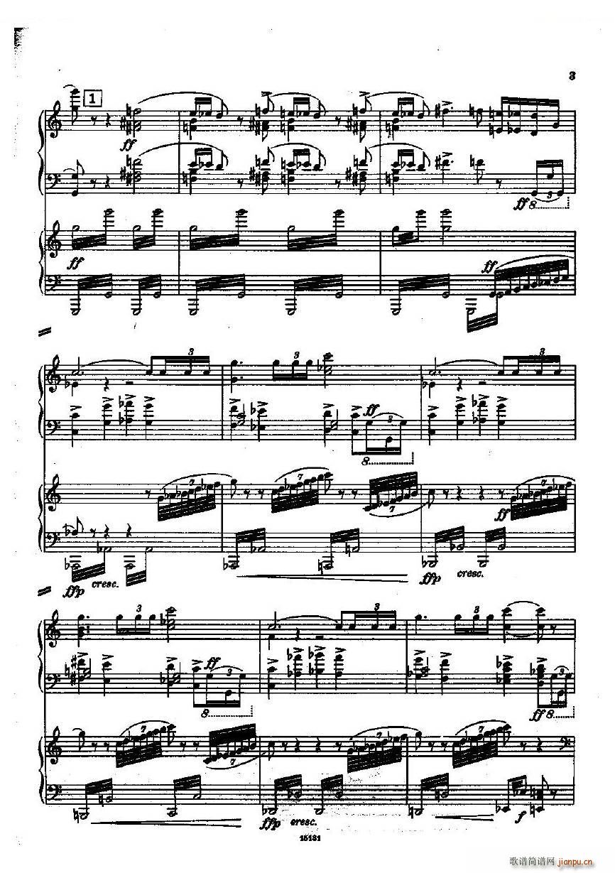 Dohnanyi Variations Nursery Rhyme Op25 一(钢琴谱)3