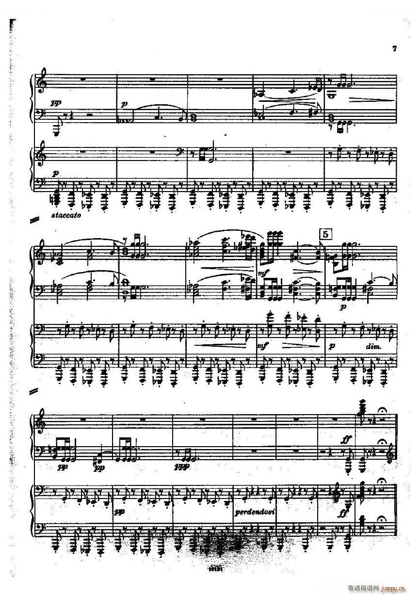 Dohnanyi Variations Nursery Rhyme Op25 一(钢琴谱)7