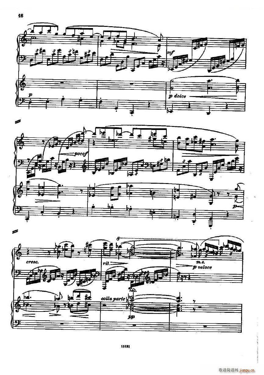 Dohnanyi Variations Nursery Rhyme Op25 一(钢琴谱)16