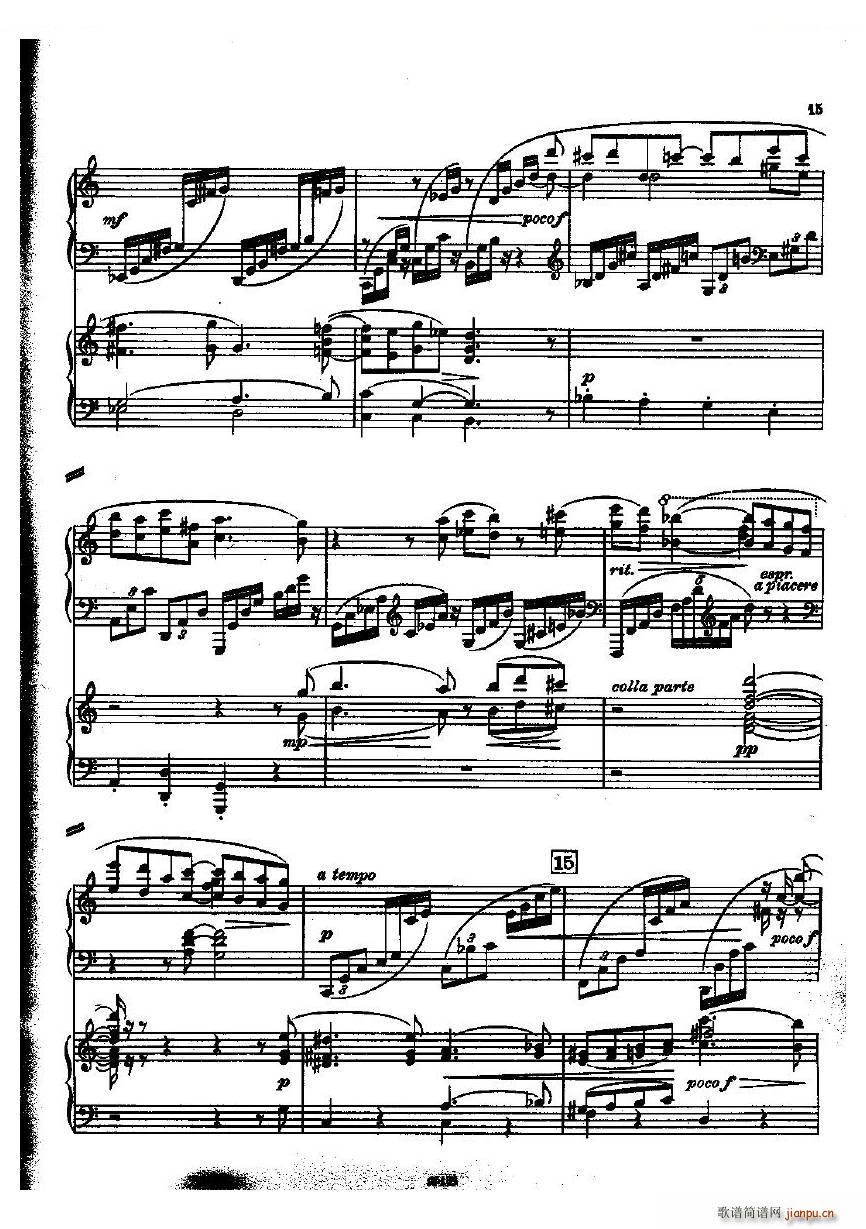 Dohnanyi Variations Nursery Rhyme Op25 一(钢琴谱)15