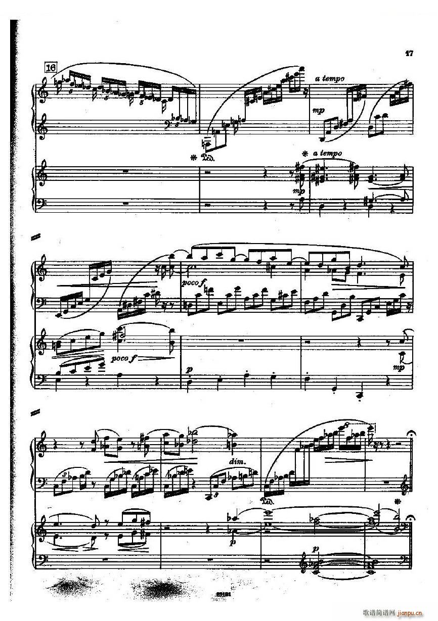 Dohnanyi Variations Nursery Rhyme Op25 一(钢琴谱)17