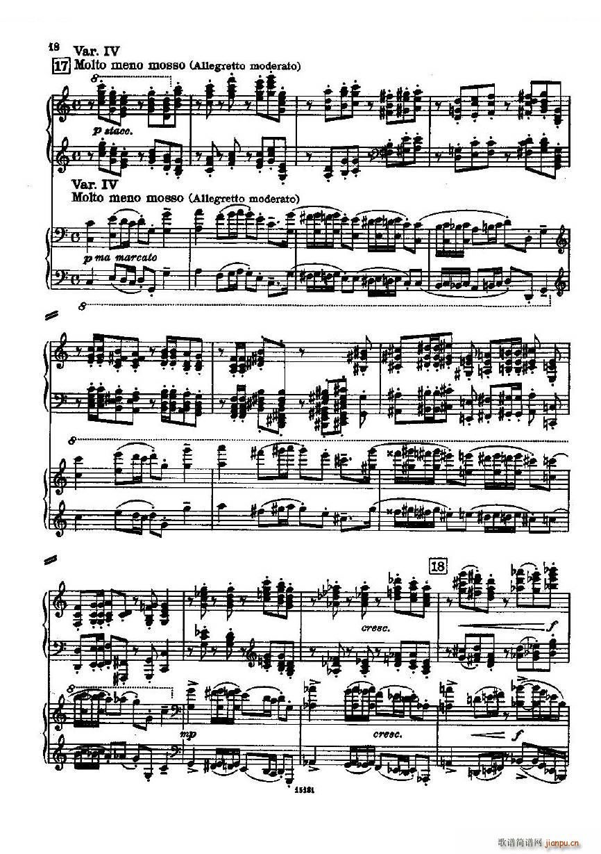 Dohnanyi Variations Nursery Rhyme Op25 一(钢琴谱)18