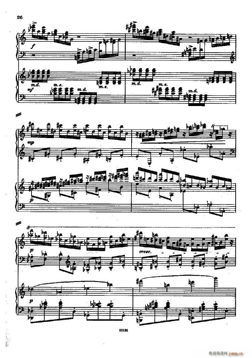 Dohnanyi Variations Nursery Rhyme Op25 一(钢琴谱)26