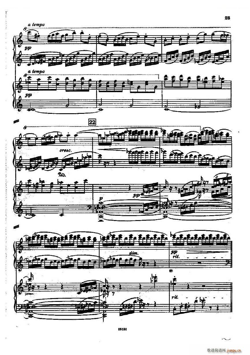 Dohnanyi Variations Nursery Rhyme Op25 一(钢琴谱)23