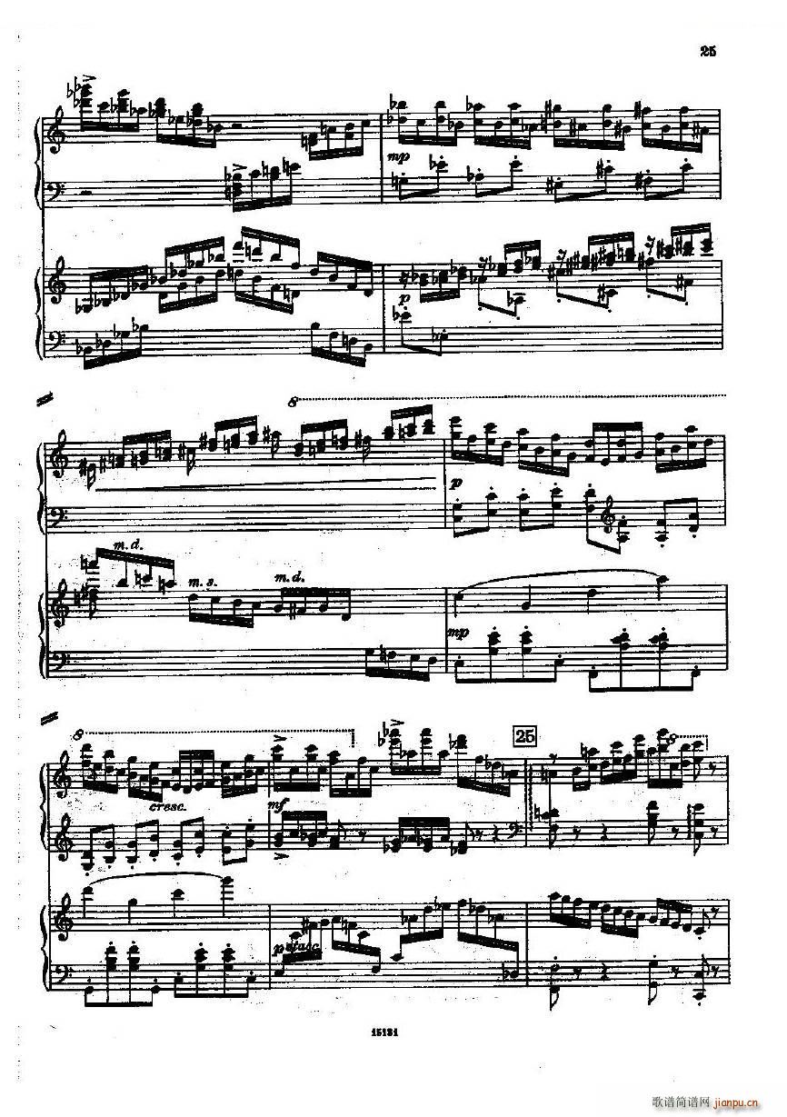 Dohnanyi Variations Nursery Rhyme Op25 一(钢琴谱)25