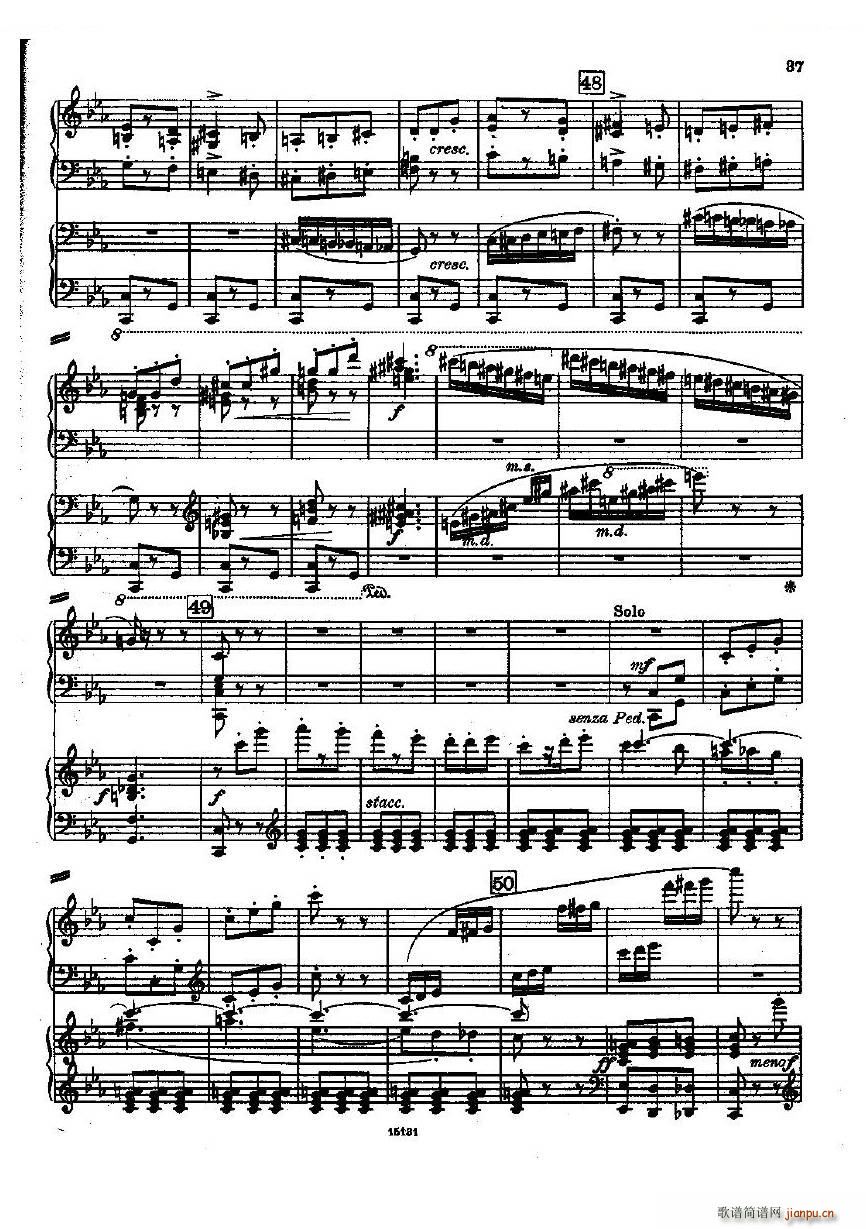 Dohnanyi Variations Nursery Rhyme Op25 一(钢琴谱)37