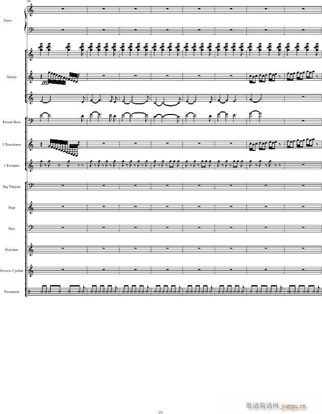 Santorini圣托里尼 完整版(钢琴谱)25