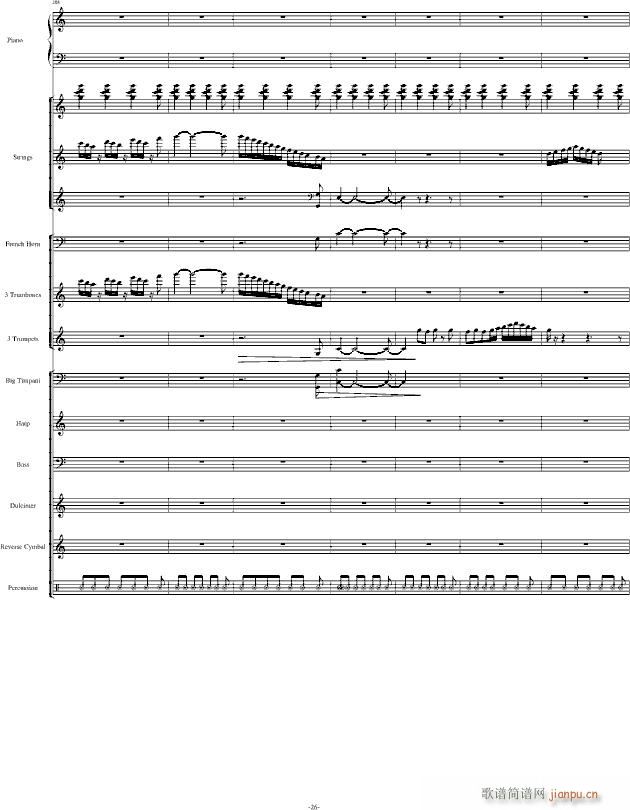 Santorini圣托里尼 完整版(钢琴谱)26