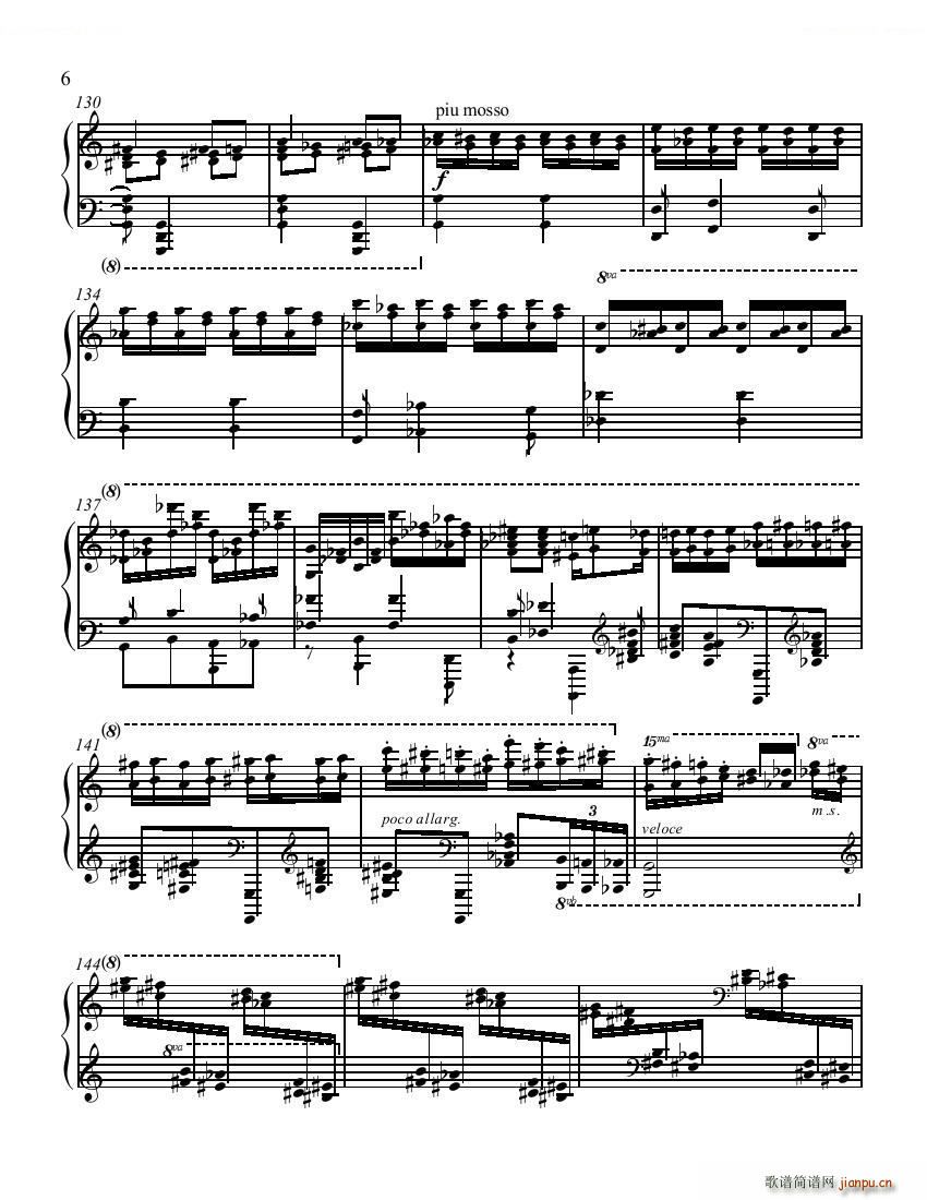 GLIERE LEWENTHAL JENSEN Russian Sailor s Dance(钢琴谱)6