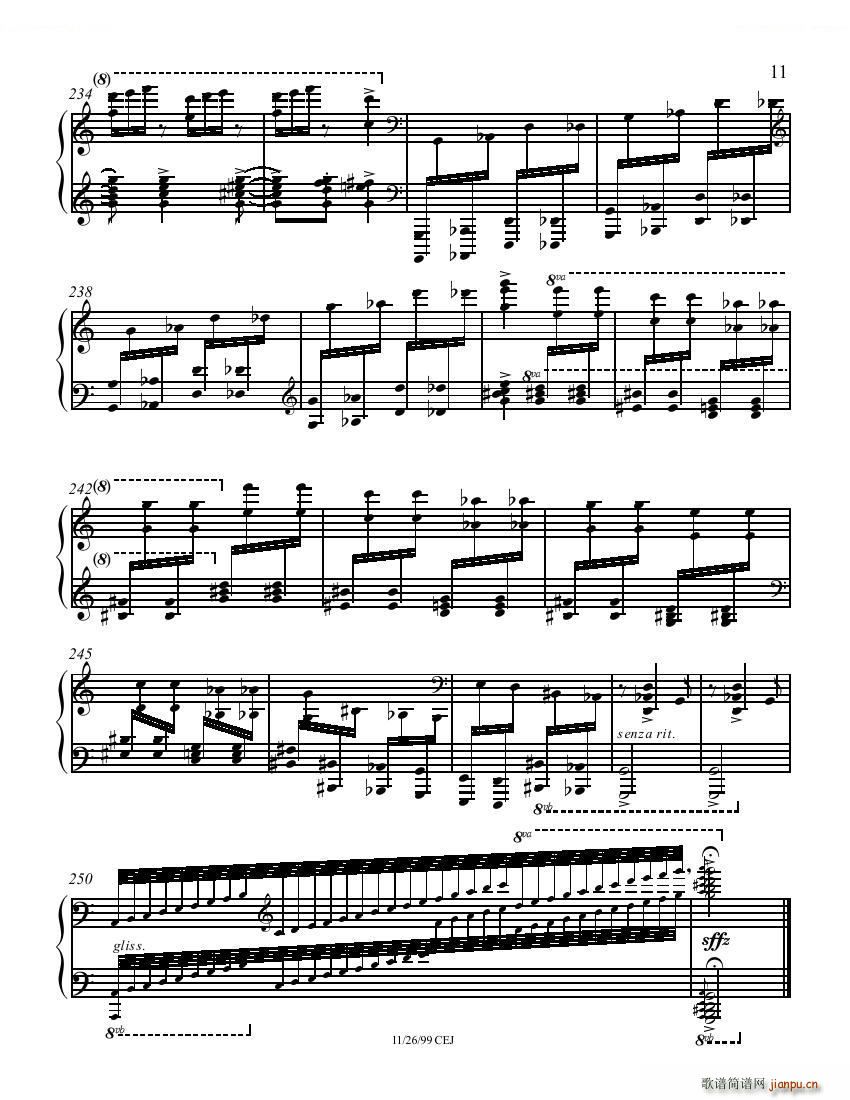 GLIERE LEWENTHAL JENSEN Russian Sailor s Dance(钢琴谱)11