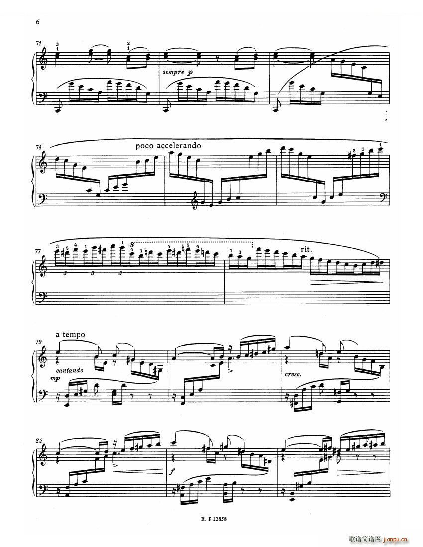 Faure 13 Barcarolle(钢琴谱)8