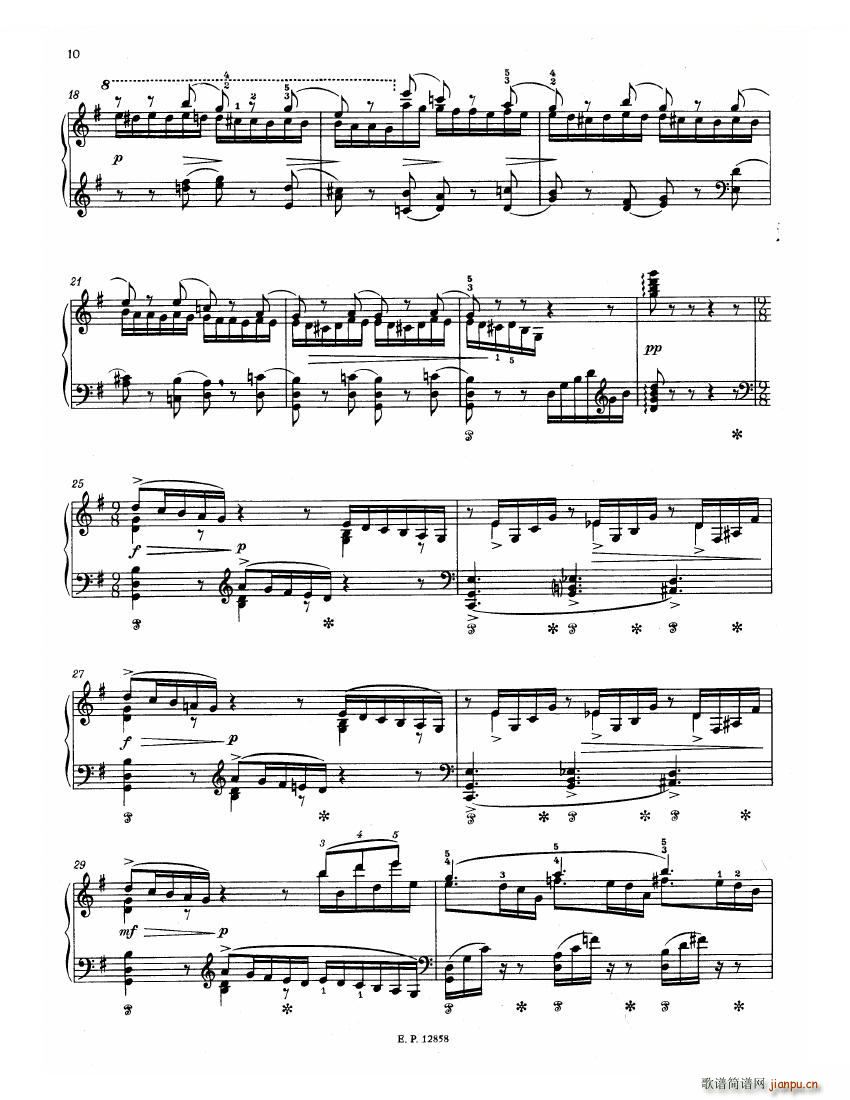 Faure 13 Barcarolle(钢琴谱)12